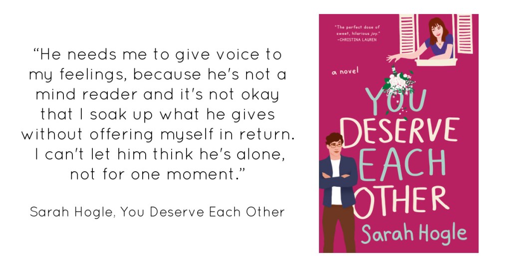 You Deserve Each Other by Sarah&nbsp;Hogle